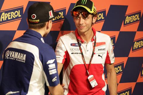 Lorenzo happy for Rossi to be back at Yamaha