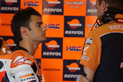 Dani Pedrosa leads Brno practice