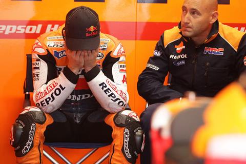 Rain wrecks Jonathan Rea’s Repsol Honda debut