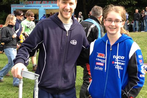 Ian Hutchinson at the Gold Cup