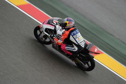 Aragon MotoGP: Salom takes Moto3 win