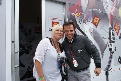 Loris Capirossi at Silverstone