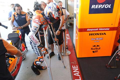 Casey Stoner eager to assess injured ankle in Japan