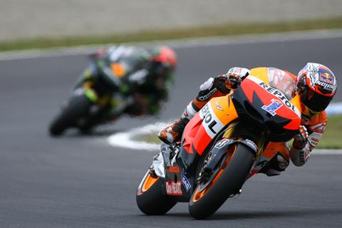 Motegi MotoGP: Fighting fifth for tiring Casey Stoner