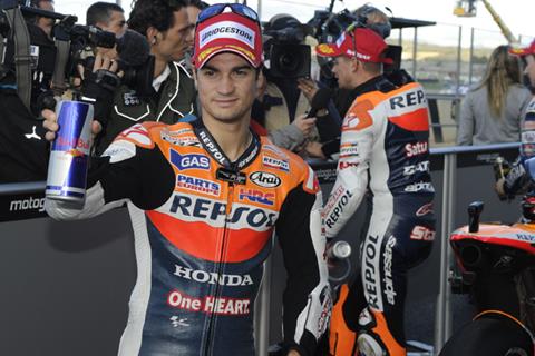 Dani Pedrosa in seventh heaven in Valencia 