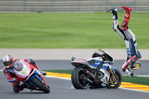 Jorge Lorenzo relieved title already decided after Valencia crash