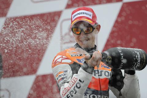 Casey Stoner bows out with podium in Valencia