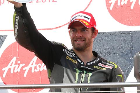 2012 MOTOGP MOMENTS – CRUTCHLOW ON PODIUM