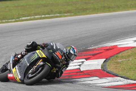 Bradley Smith within one second of Valentino Rossi in Sepang