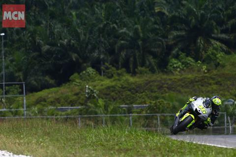 Electrical problem frustrates Valentino Rossi in Sepang