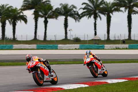 Honda expects fierce but friendly fight between Pedrosa and Marquez