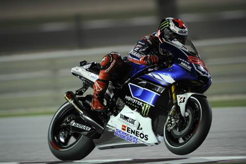 Qatar MotoGP: Lorenzo starts title defence with pole position