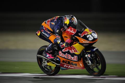 Qatar MotoGP: Salom takes Moto3 win