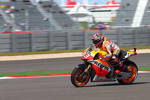 Marquez and Honda close the first day of Grand Prix of the Americas practice in dominant form