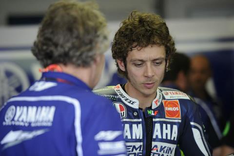 Valentino Rossi worried about race pace in Jerez