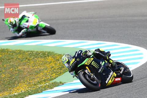 Cal Crutchlow fights to fifth in Jerez