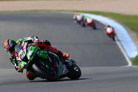 WSB Donington Race Two: Sykes secures first ever double-podium at Donington.