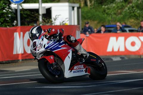 Isle of Man TT: Dunlop posts 128mph lap as practice disrupted again