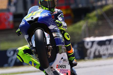 Valentino Rossi fastest in Catalunya practice