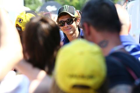 Valentino Rossi boosted by practice pace 