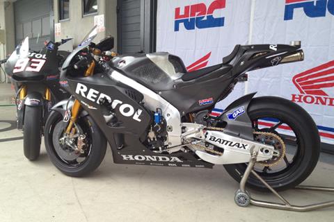 First pics: Honda reveals 2014 factory RC213V in Aragon