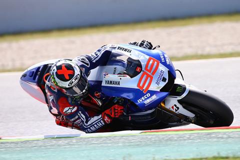 Jorge Lorenzo heads Aragon test