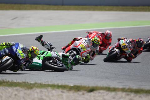 Alvaro Bautista explains Catalunya near miss with Valentino Rossi