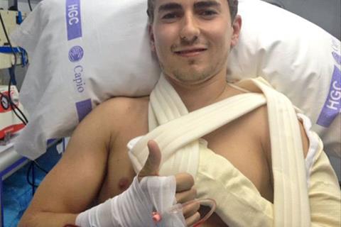 Jorge Lorenzo completes successful collarbone surgery