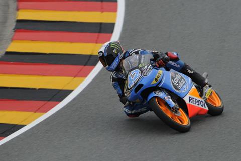 Germany Moto3: Rins takes pole as Salom goes pop