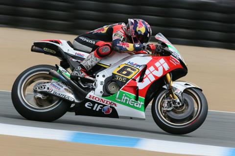 Stefan Bradl snatches last gasp Laguna Seca pole