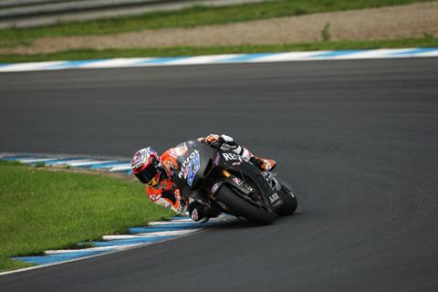 Rain disrupts Casey Stoner’s return to two wheels in Japan