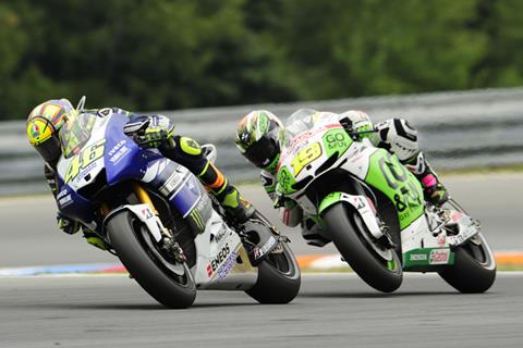 Valentino Rossi unhappy with gap to podium