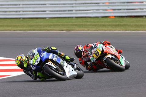 Valentino Rossi bemoans early speed at Silverstone