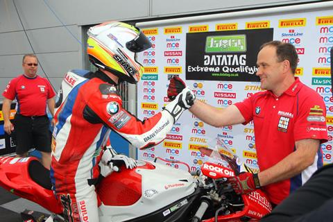 Donington BSB: Westmoreland takes debut pole to throw down marker