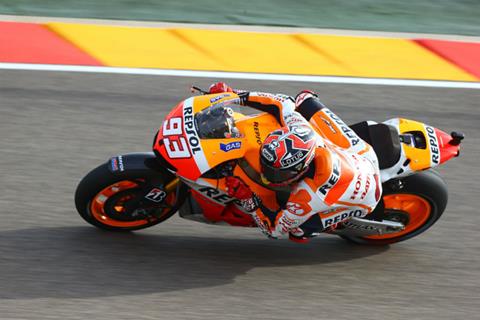 Aragon MotoGP: Marquez on pole