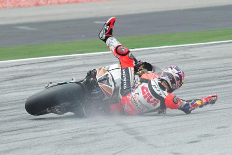 Stefan Bradl breaks ankle in unlucky Sepang crash