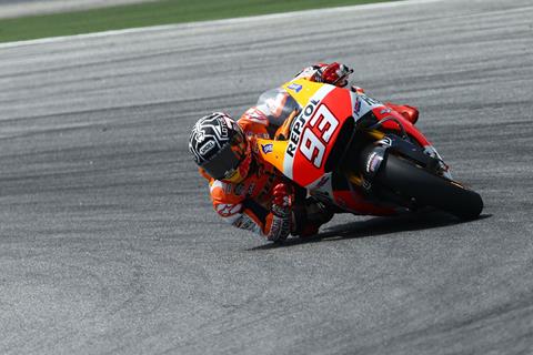 Marquez tops day one at Sepang