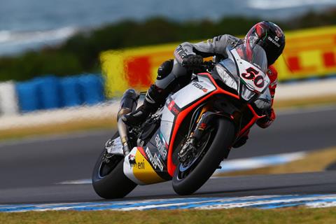 WSB Australia: Guintoli takes race two as Laverty challenge ended by mechanical