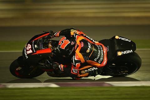 Aleix Espargaro happy with opening night pace in Qatar