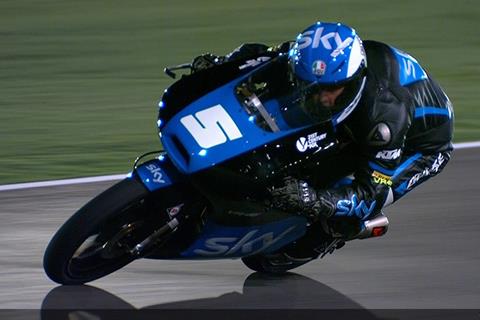 Qatar Moto3: Fenati provisional pole on VR46 debut