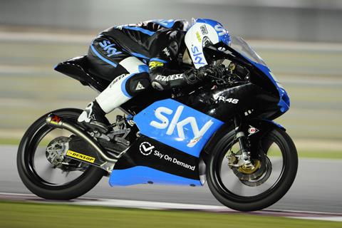 Qatar Moto3: Fenati fastest again on day two