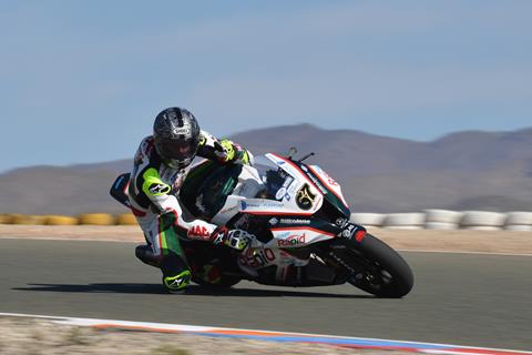 Byrne fastest on return to BSB at Almeria