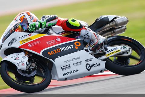 Texas Moto3: Vasquez goes fastest on day one