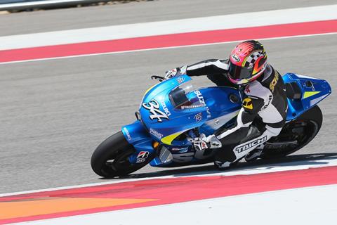 Kevin Schwantz rides Suzuki’s MotoGP bike