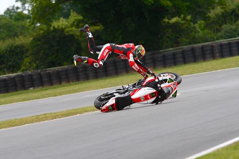 Brookes fine after Snetterton highside