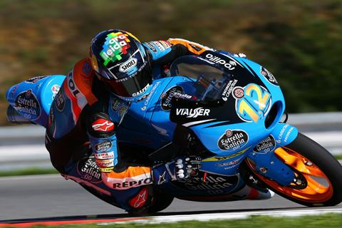 Brno Moto3: Marquez on pole