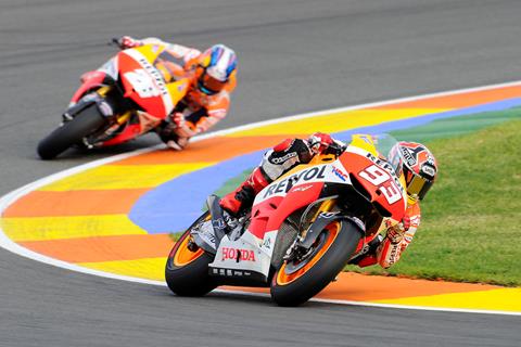 Marc Marquez denies MotoGP and Moto2 race plan in Valencia