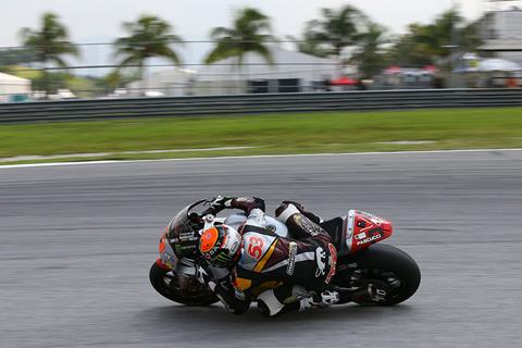 Malaysia Moto2: Rabat powers into lead on opening day