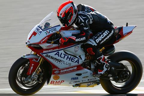 Former 125GP champ Terol tastes Panigale power