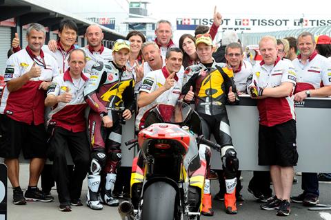 Marc VDS Racing celebrate record-breaking 2014